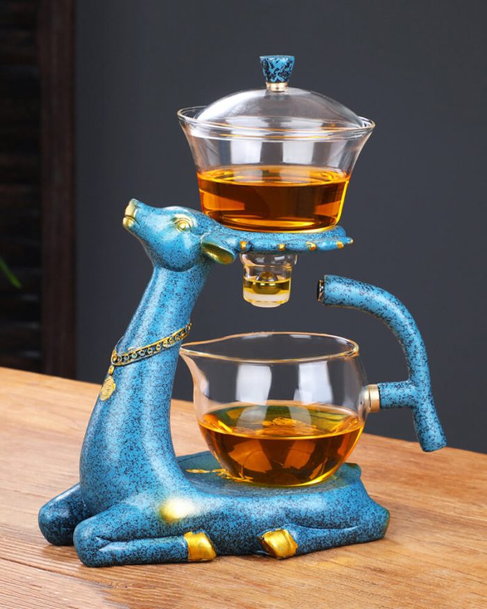 Deer Glass Teapot Heat-resistant Glass Infuser