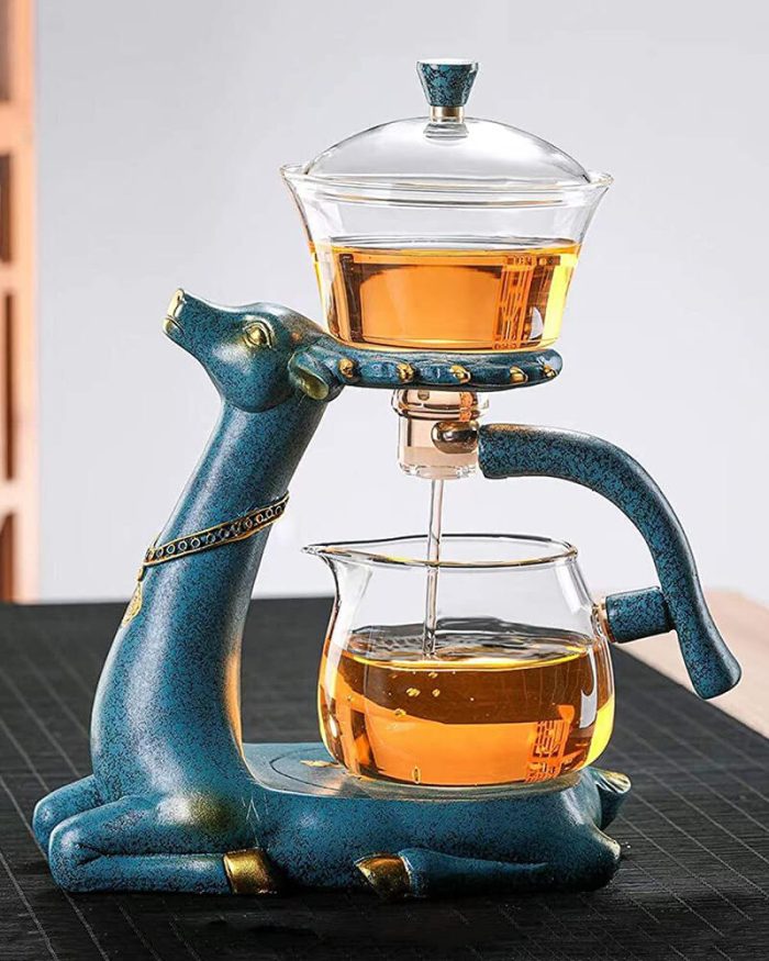 Deer Glass Teapot Heat-resistant Glass Infuser - Image 2