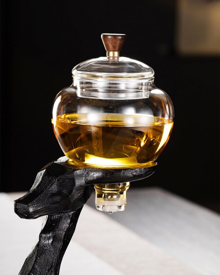 Black Deer Glass Teapot Heat-resistant Glass Infuser Set - Image 2