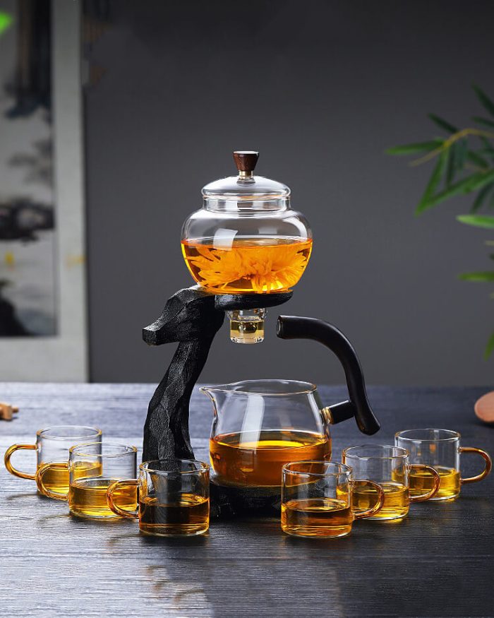 Black Deer Glass Teapot Heat-resistant Glass Infuser Set - Image 5